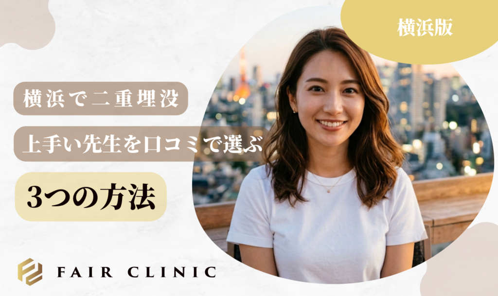 横浜二重埋没　上手い先生を選ぶ３つの方法