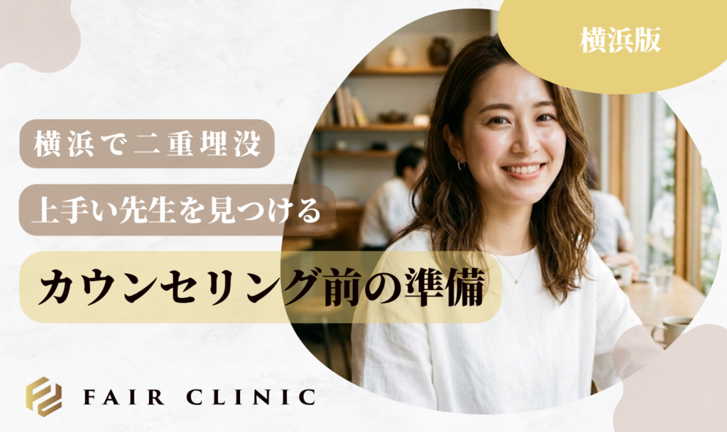 横浜二重埋没　カウンセリング前の準備