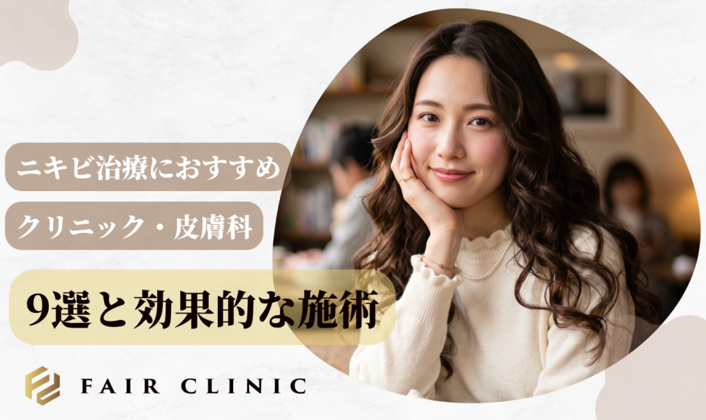 ニキビ治療でおすすめのクリニック・皮膚科9選